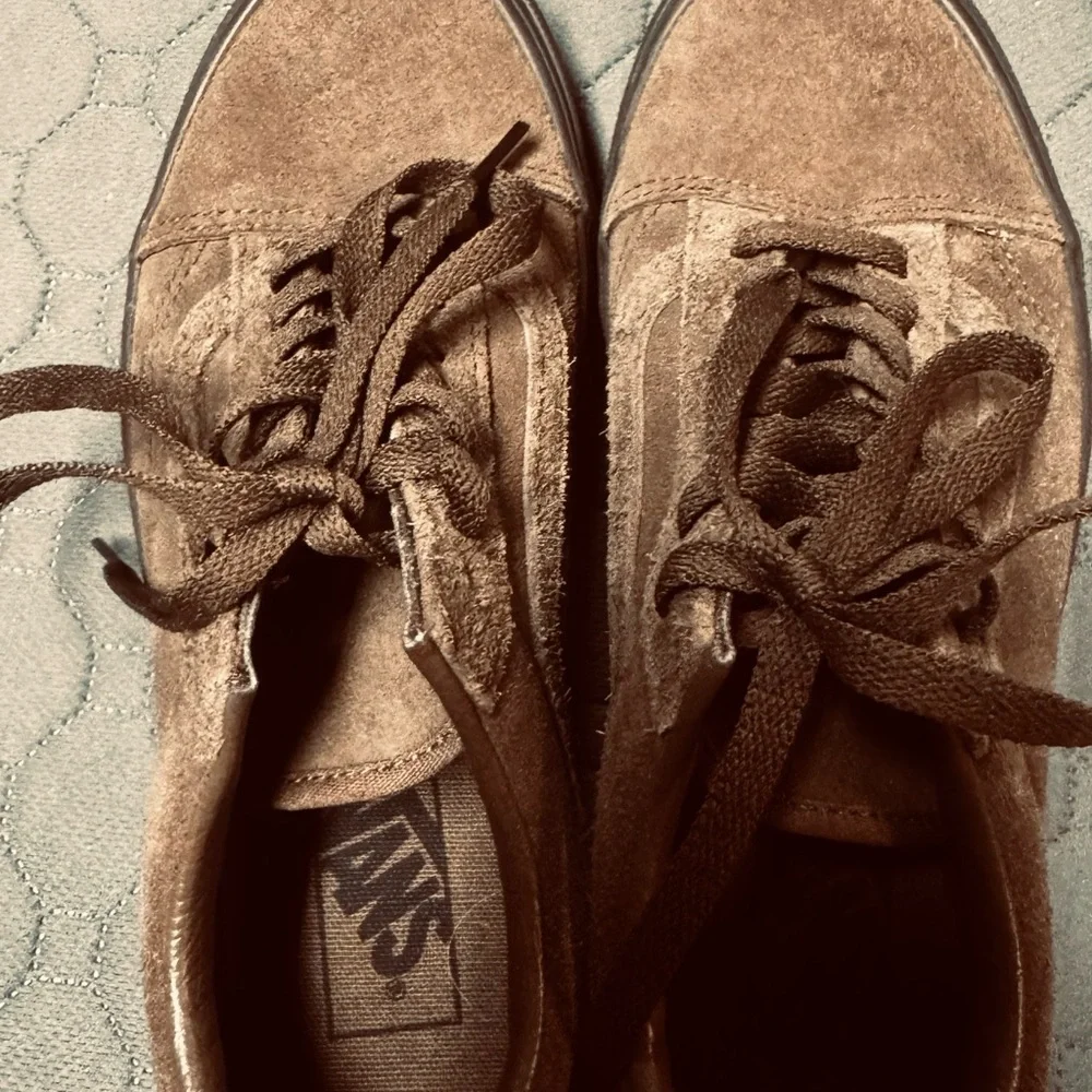 Vans Brown Suede Old Skool Sneakers with Black Soles